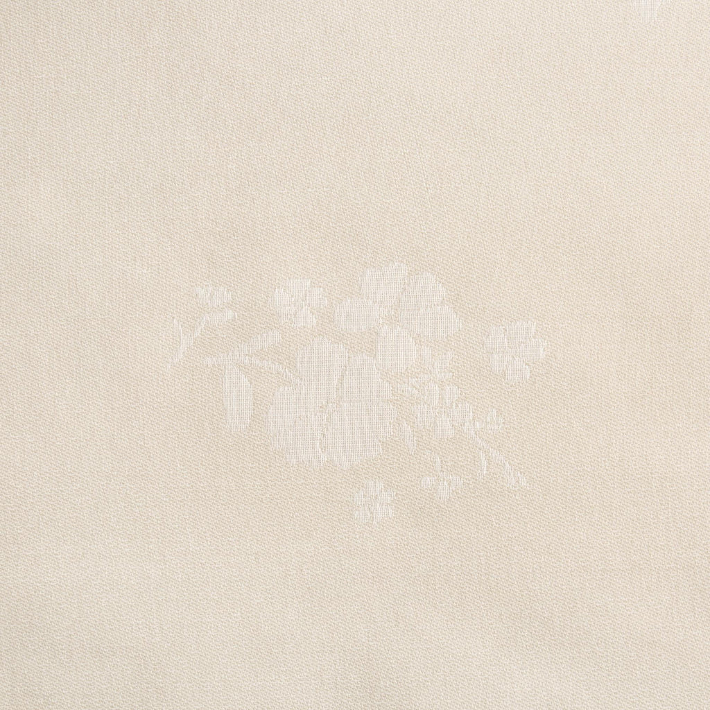 Homesteada™ Tonal Floral Jacquard Woven Fabric Tablecloth, Light Taupe, 60"W x 102"L