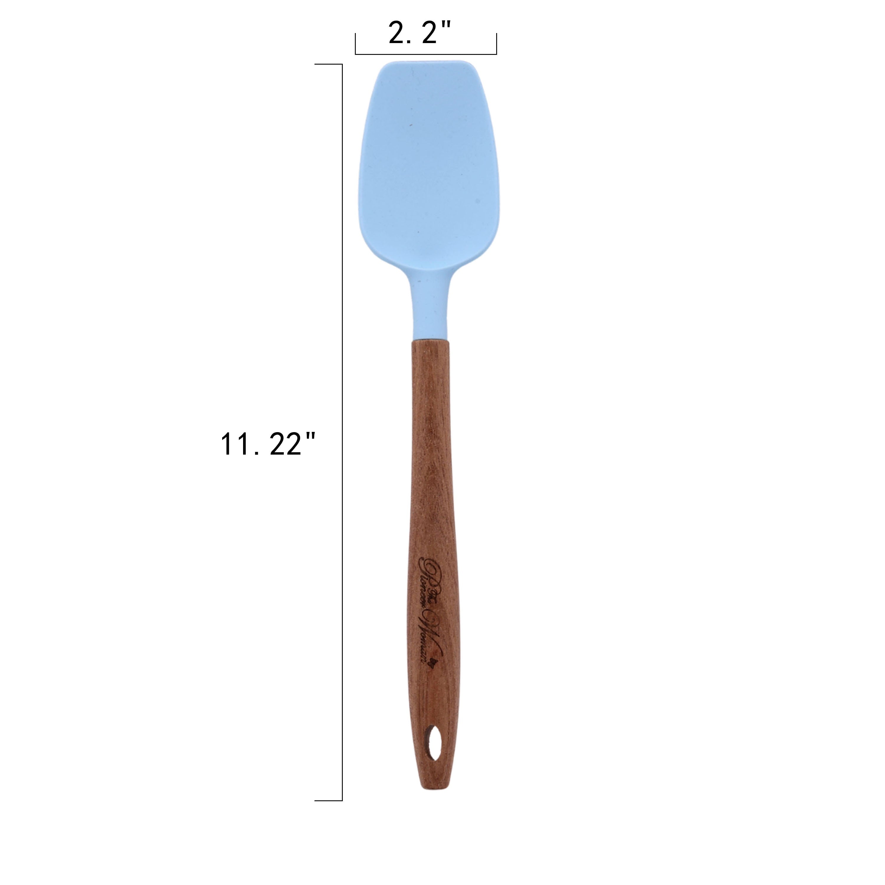 Homesteada™ 10-Piece Silicone and Acacia Wood Handle Cooking Utensils Set, Blue