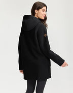 Homesteada™ Heritage Country Camp Women's Long Fleece Jacket Thermal Sherpa Lined Full Zip Up Hoodies with Pockets Causual Warm Winter Coat