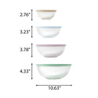 Homesteada™ 8-Piece Glass Mixing Bowl Set