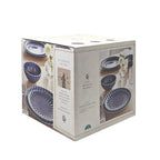 Homesteada™ Colette 12-Piece Stoneware Dinnerware Set, Blue