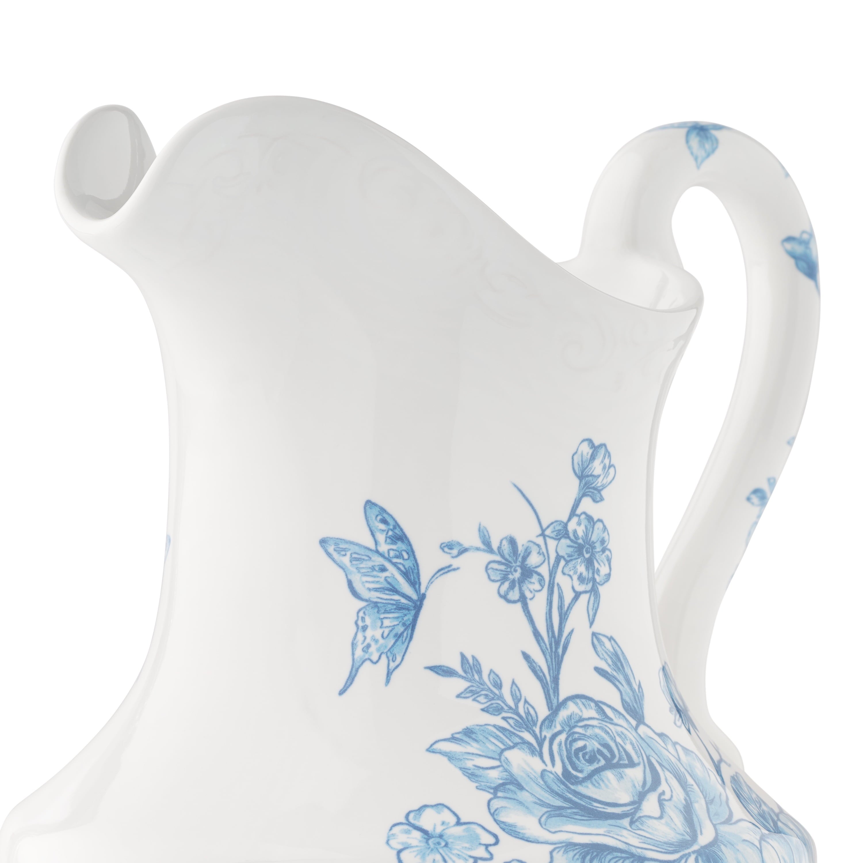 Homesteada™ Agatha Stoneware 2-Quart Pitcher, Blue