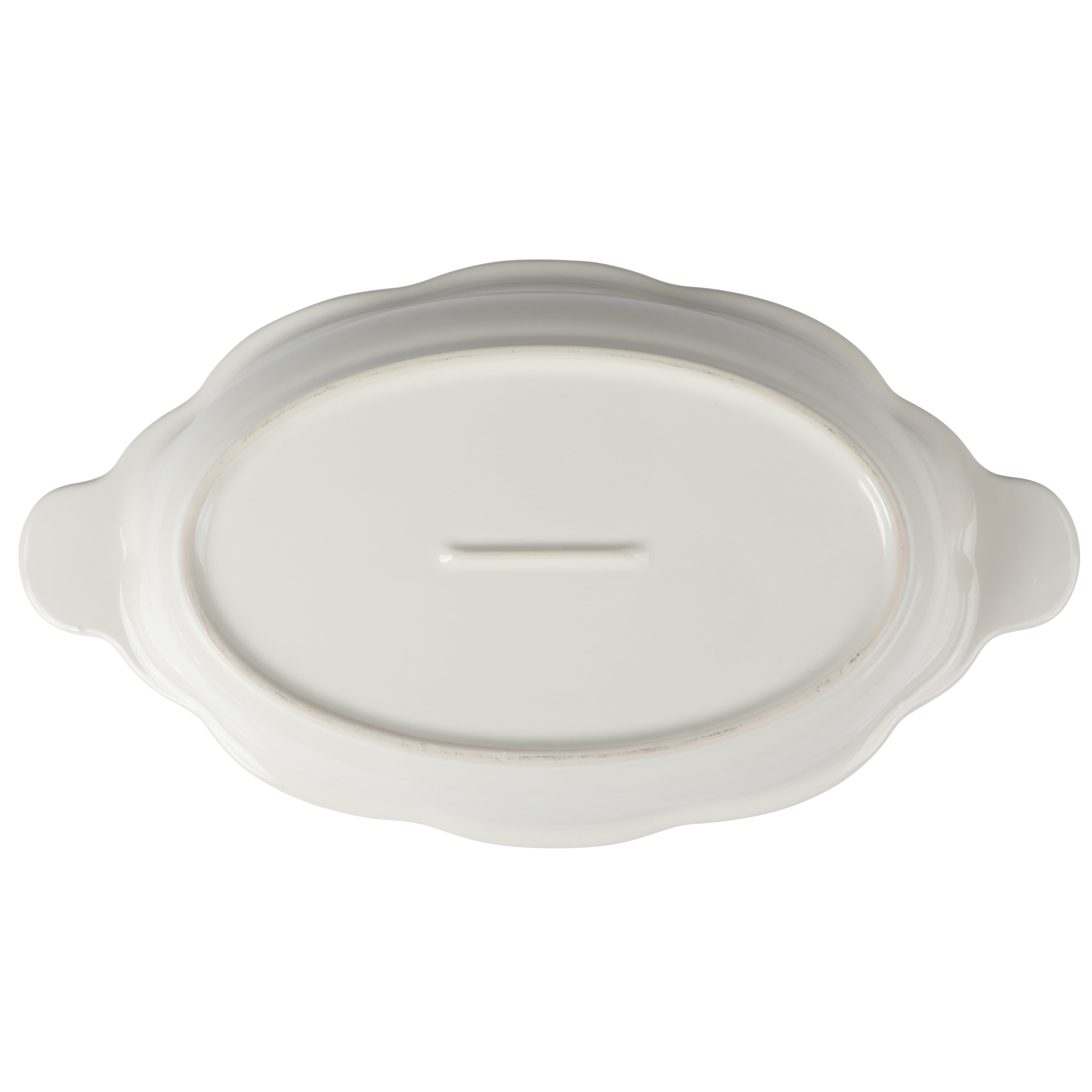 Homesteada™ 3-Quart Oval Pumpkin Stoneware Baker with Lid, Linen