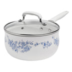 Homesteada™ 12-Piece Classic Ceramic Cookware Set, Agatha Blue