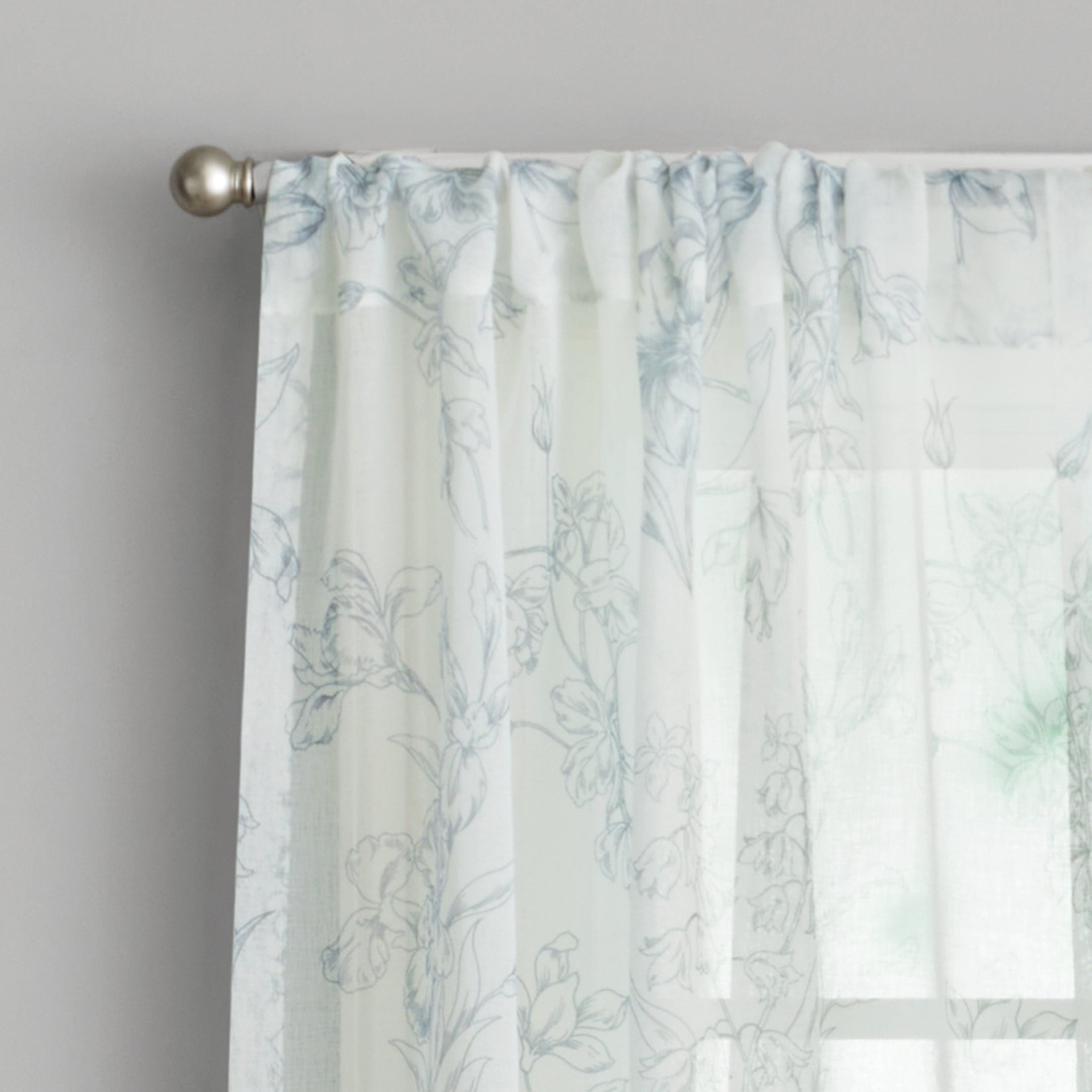 Homesteada™ Blooming Bouquet Curtain Panel Pair, Set of 2, Floral, 40"W x 84"L