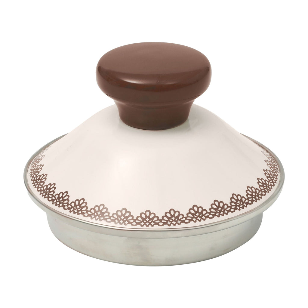 Homesteada™ 2.0-Quart Enamel on Steel Agatha Tea Kettle, Brown