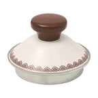 Homesteada™ 2.0-Quart Enamel on Steel Agatha Tea Kettle, Brown