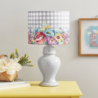 Homesteada™ Sweet Romance Table Lamp, Grey Finish with LED Bulb Included