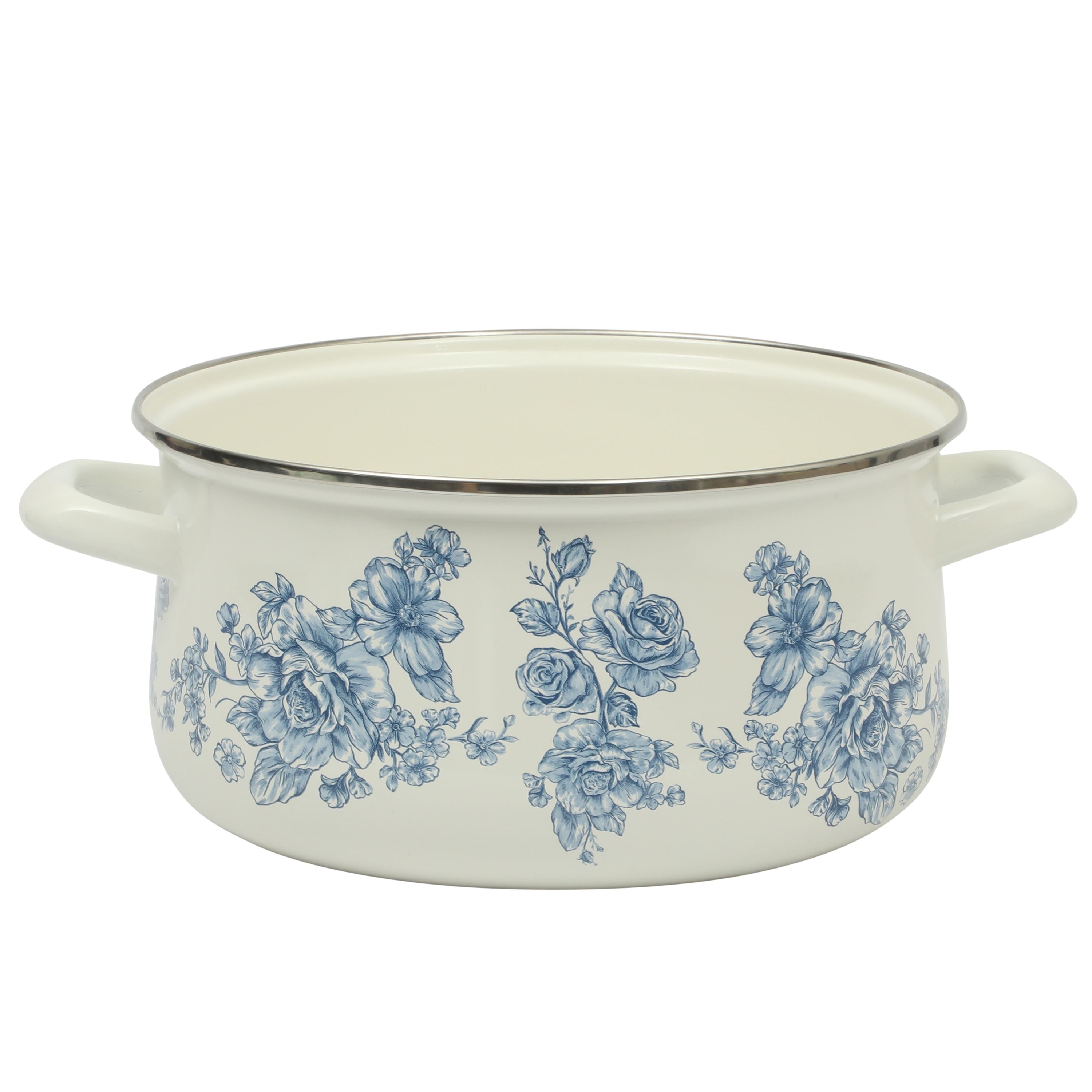 Homesteada™ Agatha Enamel-on-Steel 6-Quart Dutch Oven, Blue