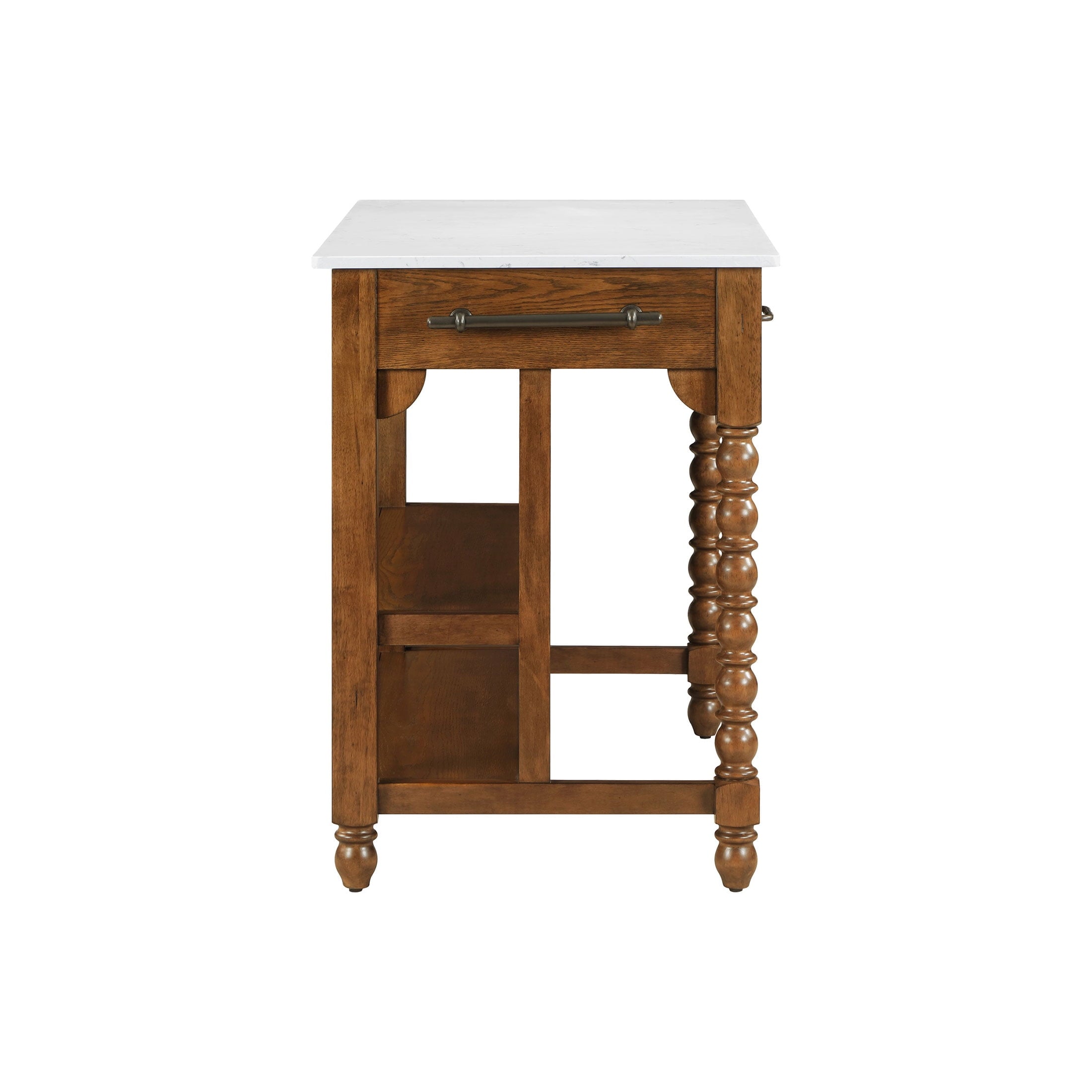 Homesteada™ Harper Kitchen Island with Drawers, Homestead Brown