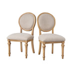 Homesteada™ Willa Rounded Back Dining Chairs, Heirloom Wheat, Set of 2
