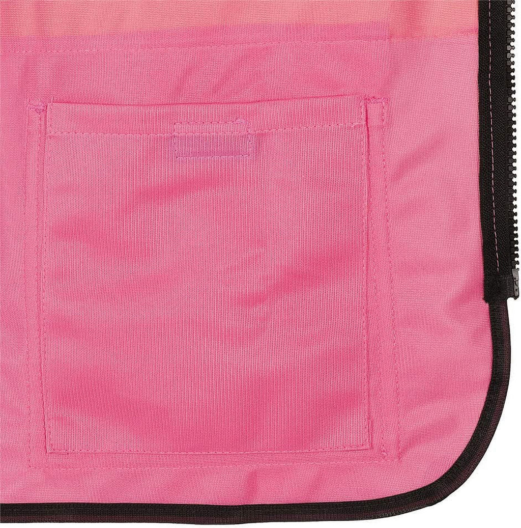 Homesteada™ Heritage Country Women's Custom Fit Hi-Vis Mesh Back Safety Vest - Color: Pink - Size: XL