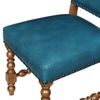 Homesteada™ Harper Faux Leather Dining Chairs, Turquoise, Set of 2