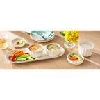 Homesteada™ Cream Colette Tray with 3 Bowls with lids
