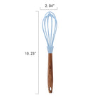 Homesteada™ 10-Piece Silicone and Acacia Wood Handle Cooking Utensils Set, Blue