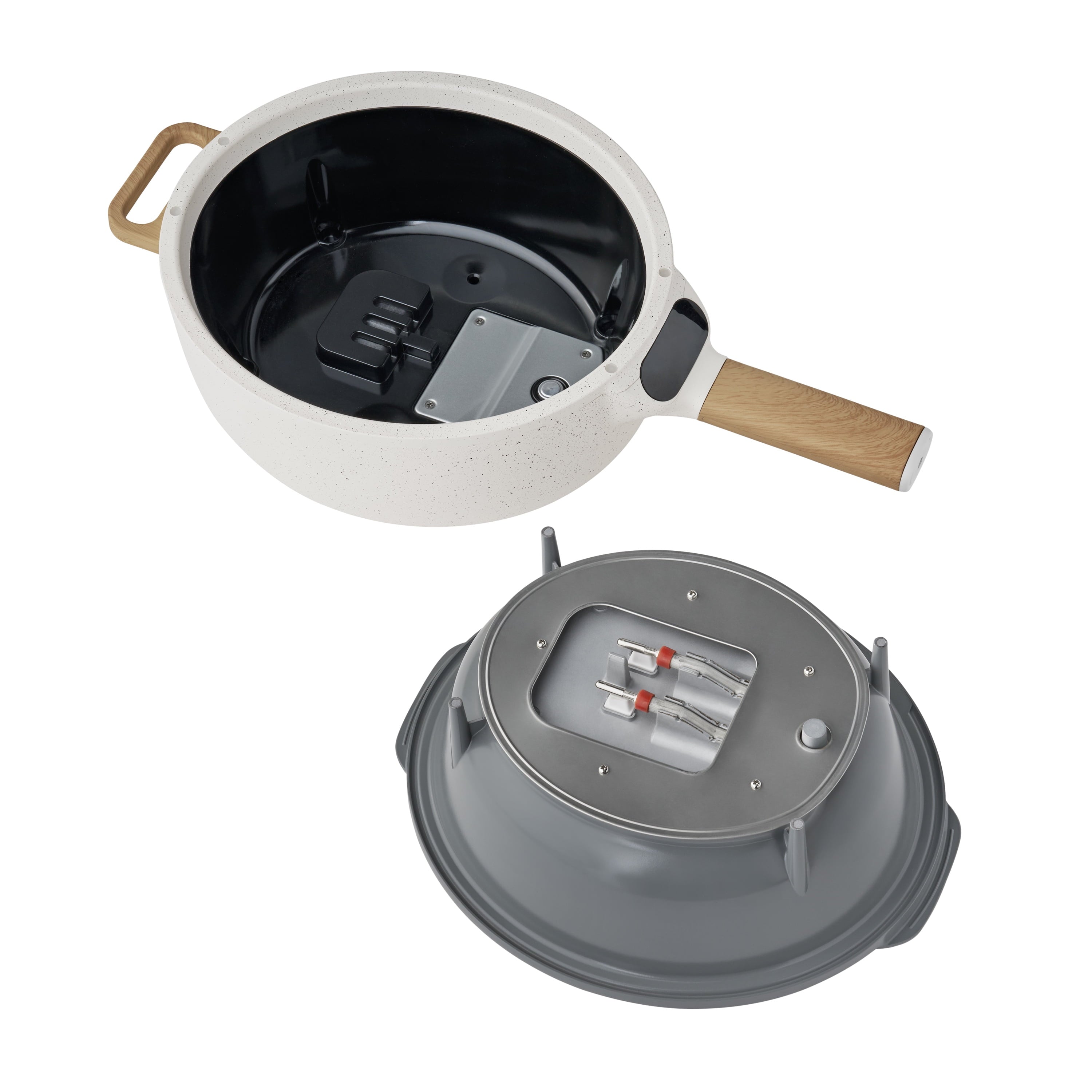 Homesteada™ Electric Skillet with Detachable Handle