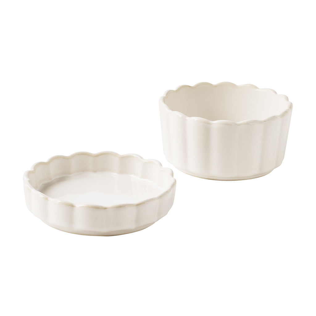 Homesteada™ Cream Colette Tray with 3 Bowls with lids