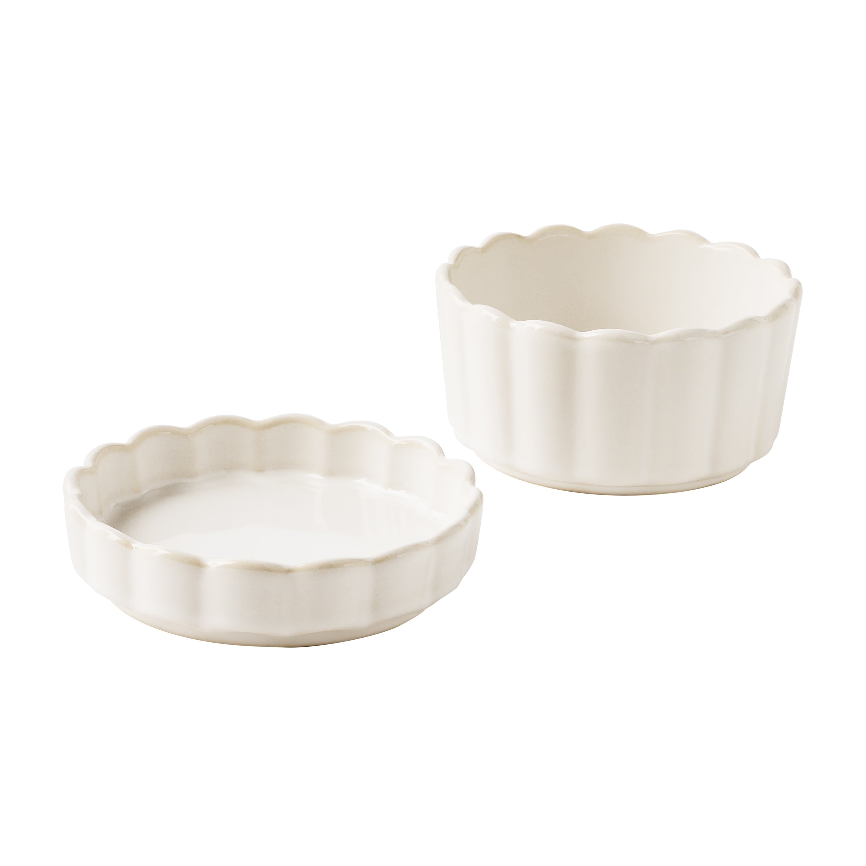 Homesteada™ Cream Colette Tray with 3 Bowls with lids