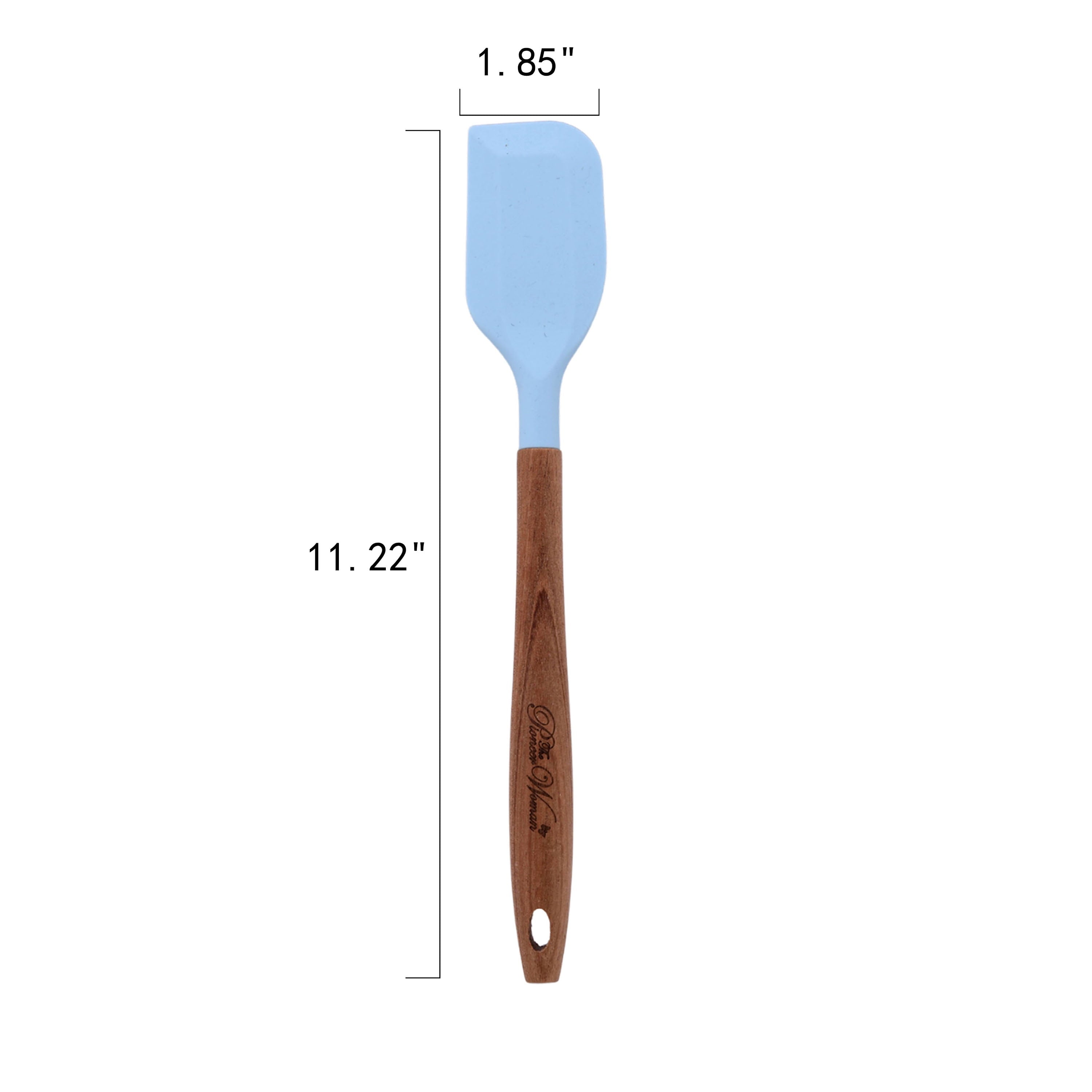 Homesteada™ 10-Piece Silicone and Acacia Wood Handle Cooking Utensils Set, Blue