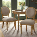 Homesteada™ Willa Rounded Back Dining Chairs, Heirloom Wheat, Set of 2