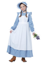 Homesteada™ Child Heritage Country Girl Costume - M Blue Medium
