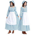 Homesteada™ Colonial Dress Women's Prairie Heritage Country Dress Floral Pilgrim Dress Civil War Dress