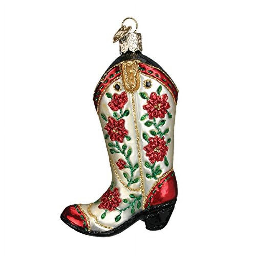 Homesteada™ Old World Christmas Cowboy Heritage Country Collection Glass Blown Ornaments for Christmas Tree Cowgirl