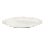 Homesteada™ Vintage Lace 20-inch Stoneware Oval Serving Tray Platter, White
