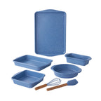 Homesteada™ 7-Piece Aluminized Steel Bakeware Set, Nonstick, Blue Speckle