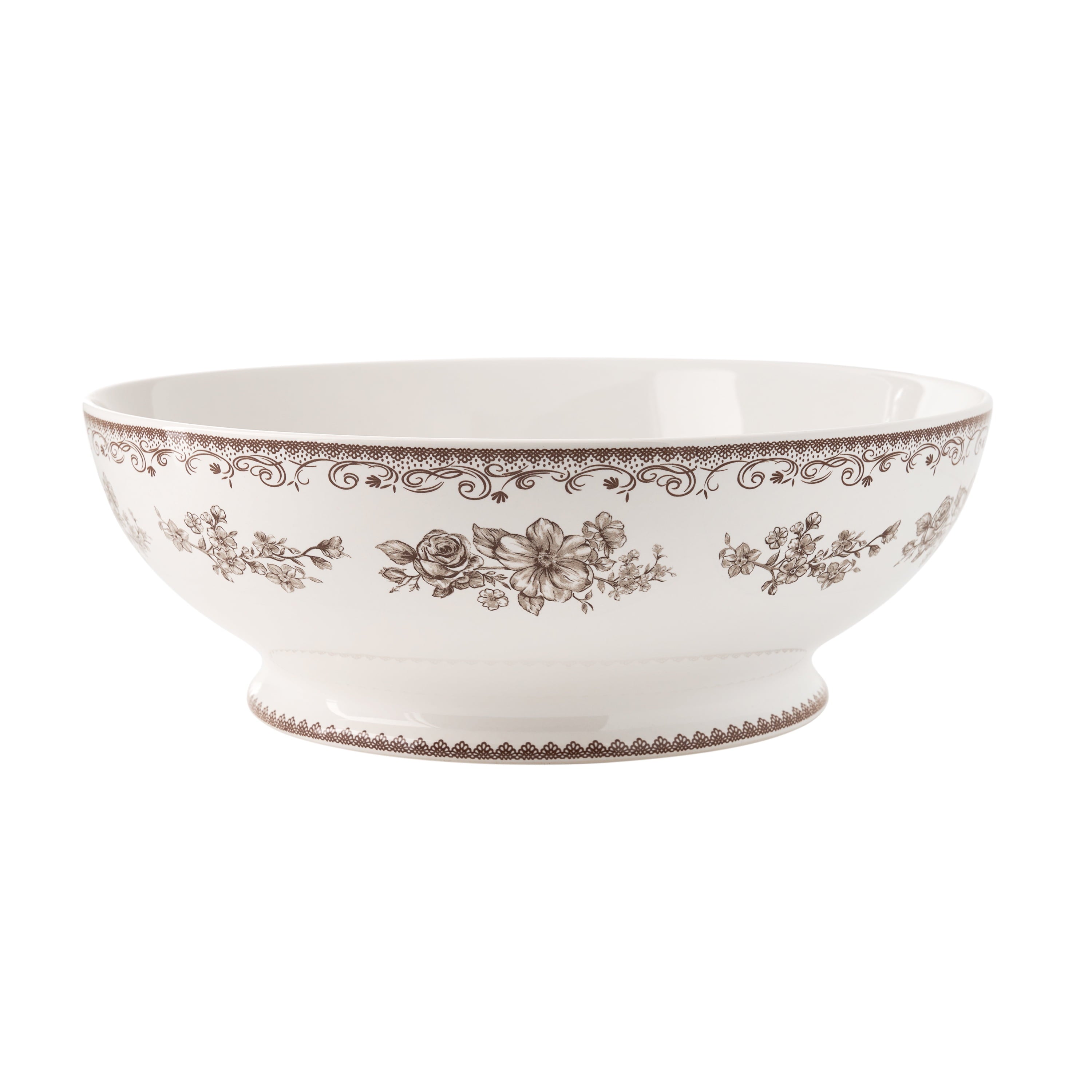 Homesteada™ Agatha Stoneware 11-inch Serving Bowl, Green