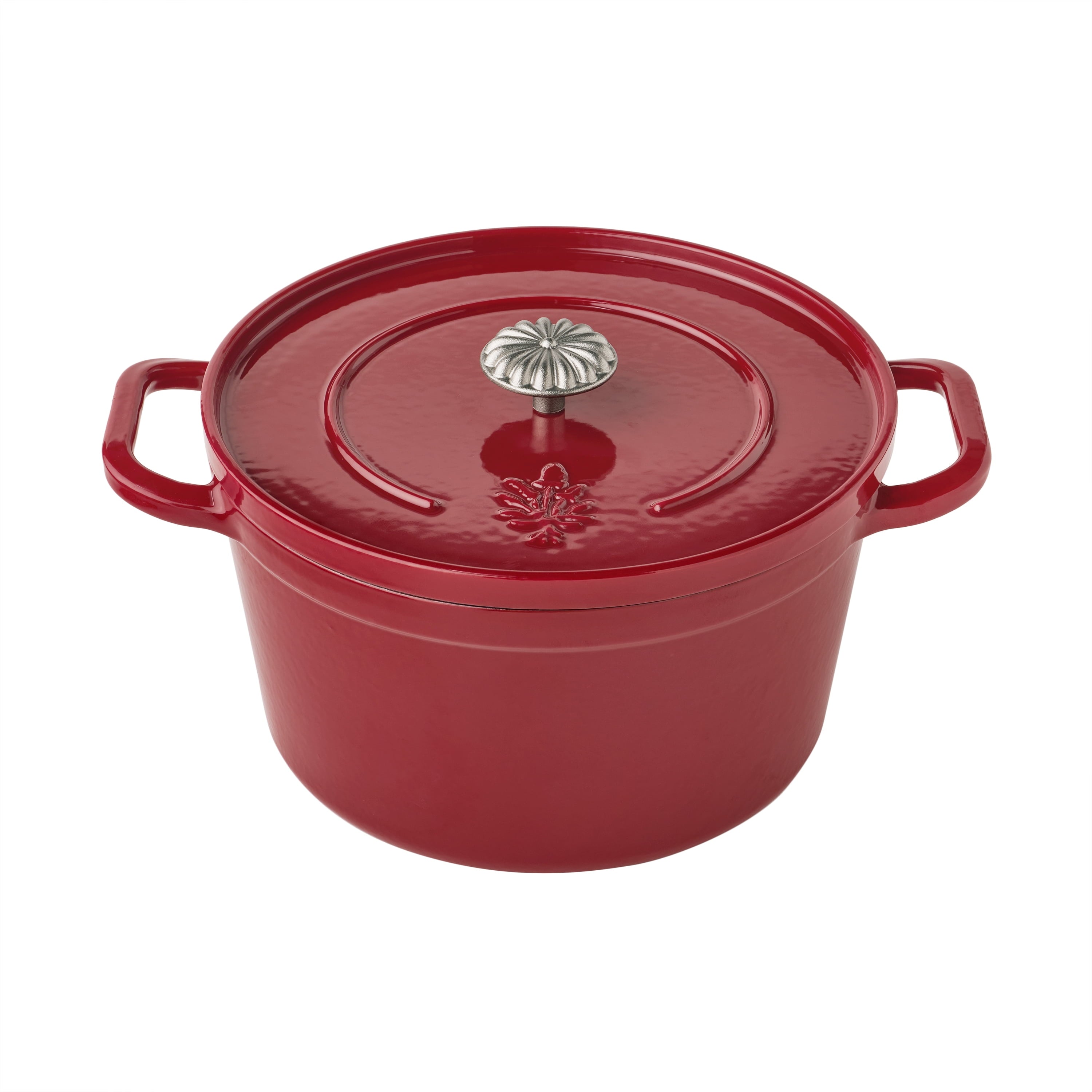 Homesteada™ 5-Quart Enamel Cast Iron Dutch Oven with Lid, Dark Green