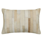 Homesteada™ Ranch Patchwork Cowhide Lumbar Pillow 14" x 20"