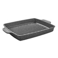 Homesteada™ Prairie Signature 10x12 inch Cast Aluminum Nonstick Cowboy Steak Pan with Speckled Design