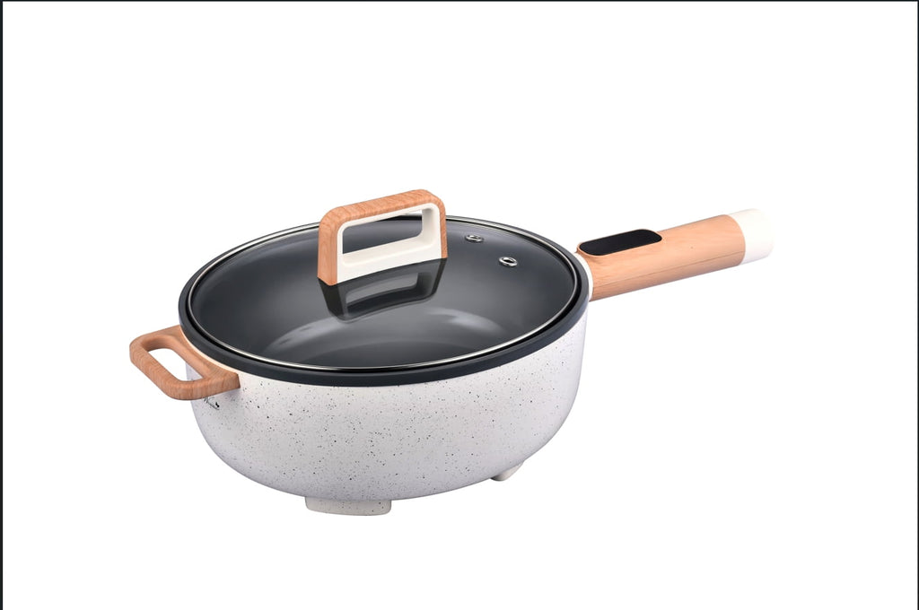 Homesteada™ 3.5L Electric Skillet, Linen Speckle