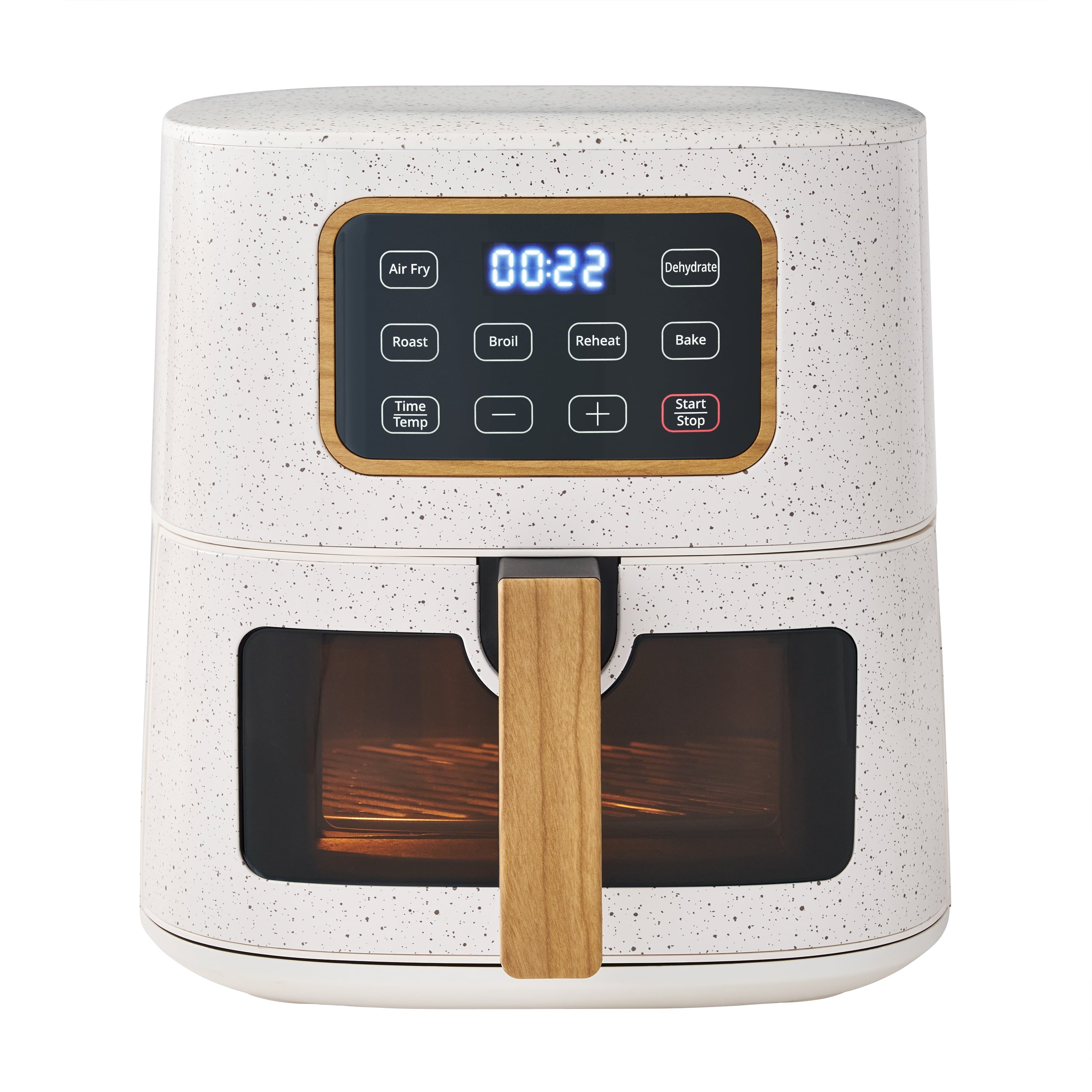 Homesteada™ 5.8 Qt Air Fryer, Linen Speckle - Energy Efficient