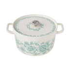 Homesteada™ 5-Quart Enamel Cast Iron Dutch Oven with Lid, Dark Green