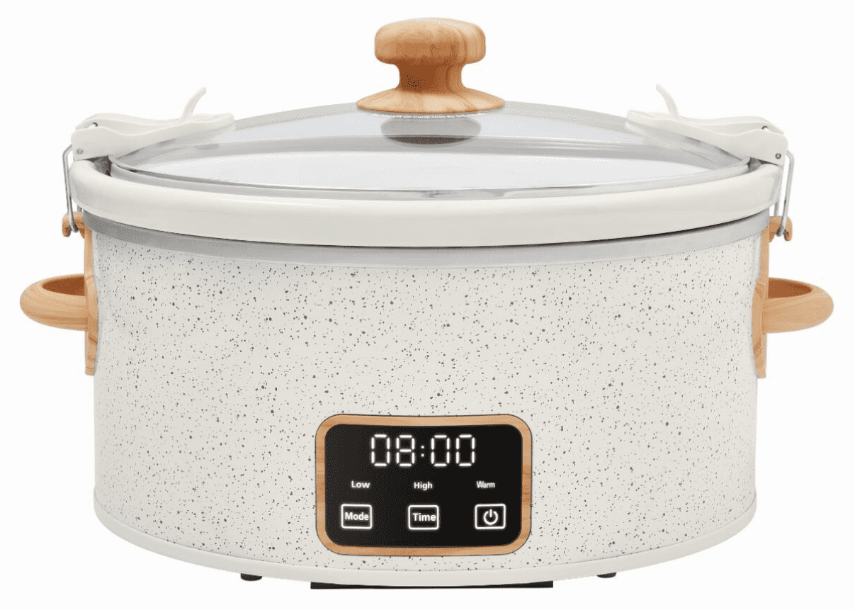 Homesteada™ Teal Speckle 6 Quart Slow Cooker