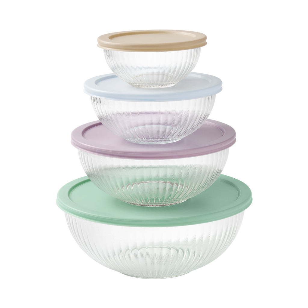 Homesteada™ 8-Piece Glass Mixing Bowl Set