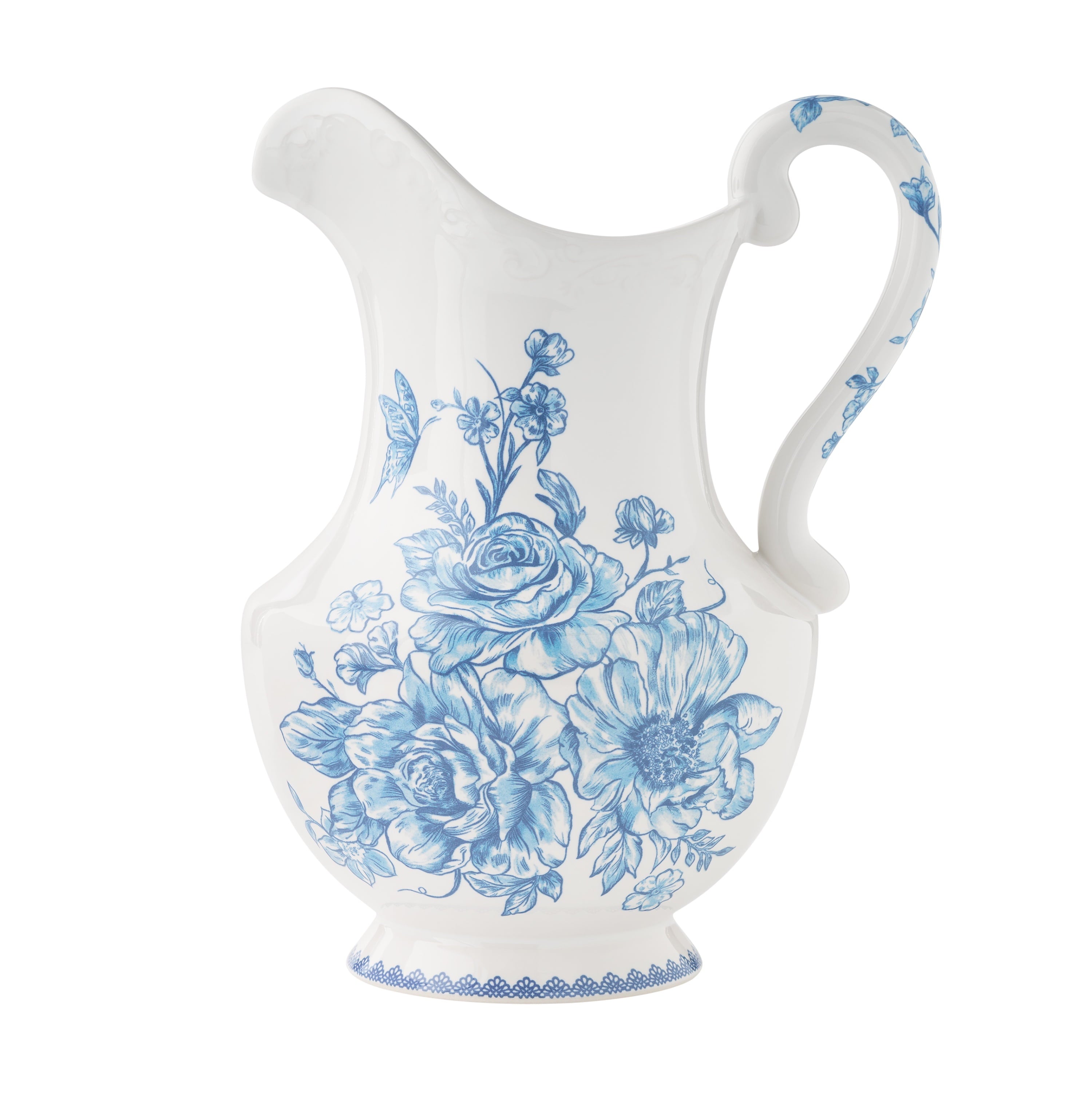 Homesteada™ Agatha Stoneware 2-Quart Pitcher, Blue