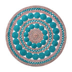 Homesteada™ Braided Floral Round Rug, 48"