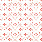 Homesteada™ Coral Tonal Scallop Peel And Stick Vinyl Wallpaper, 215-in by 20.5-in, 30.75 sq. ft.