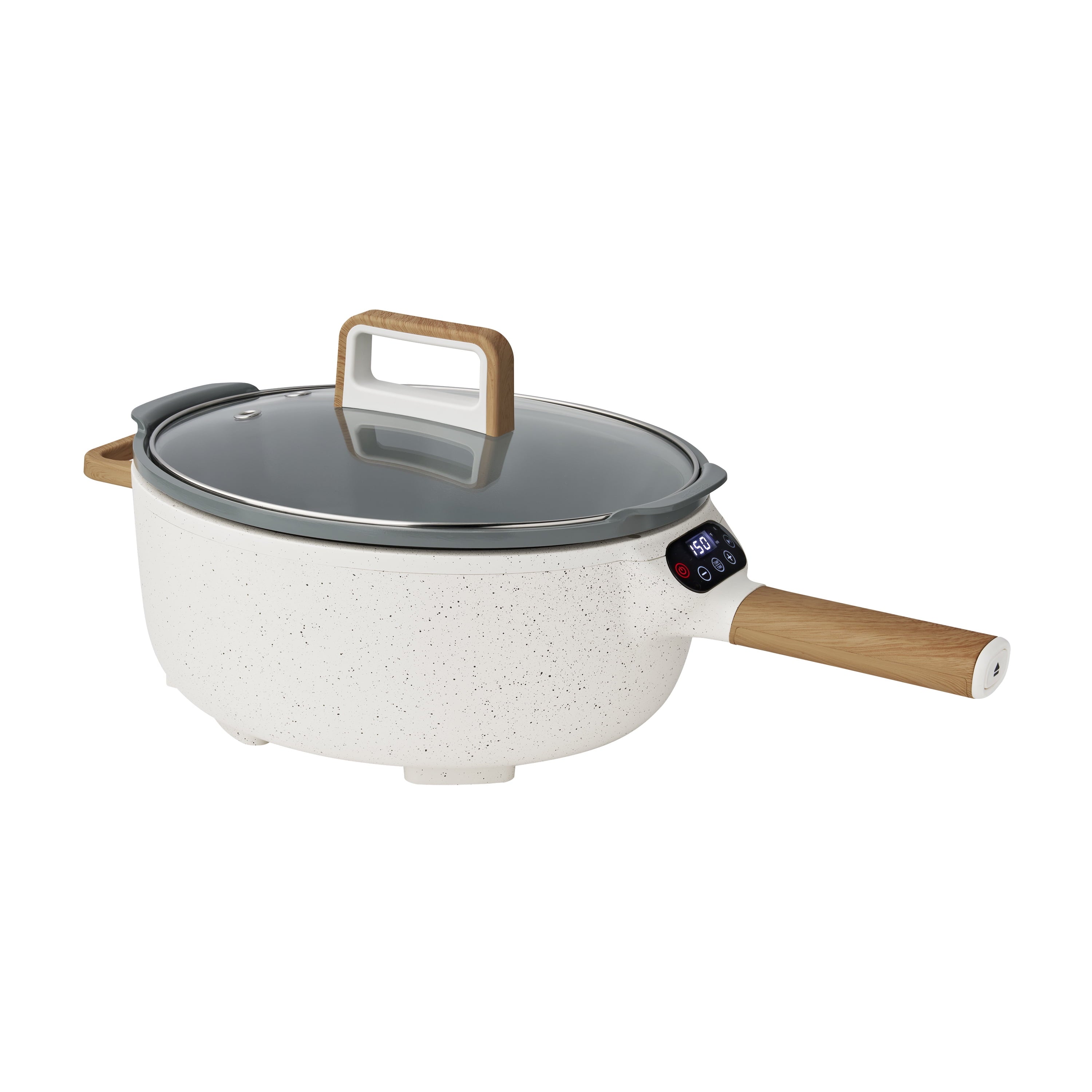 Homesteada™ Electric Skillet with Detachable Handle