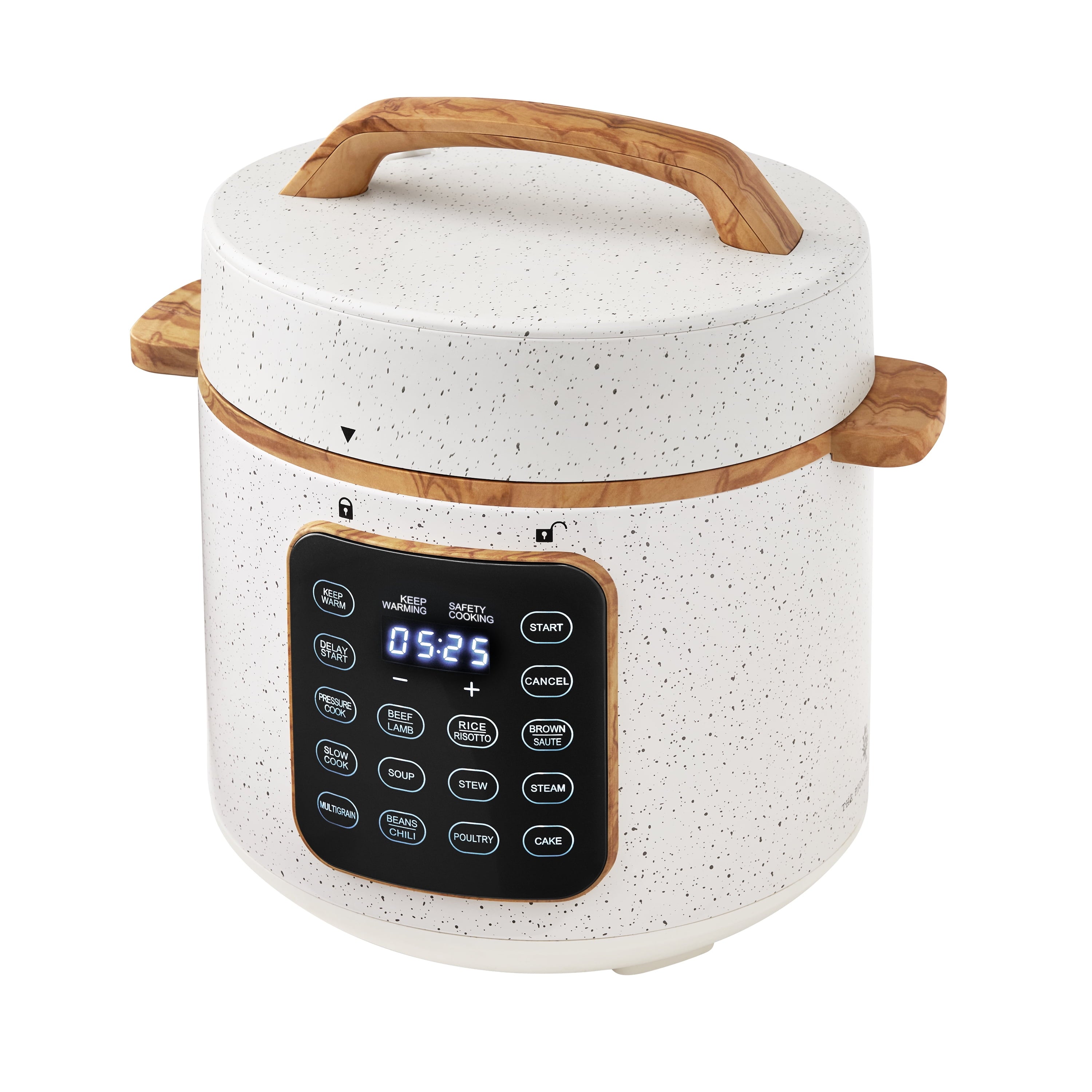 Homesteada™ Linen Speckle 6-Quart Pressure Cooker with Touch Control Display