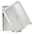 Homesteada™ Naturals Aluminum 2 Pack Half Sheet Set Silver 17.1" x 12.1" x 1"