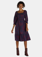 Homesteada™ Smocked Bodice Midi Dress, Women’s and Women’s Plus, Sizes XS-3X