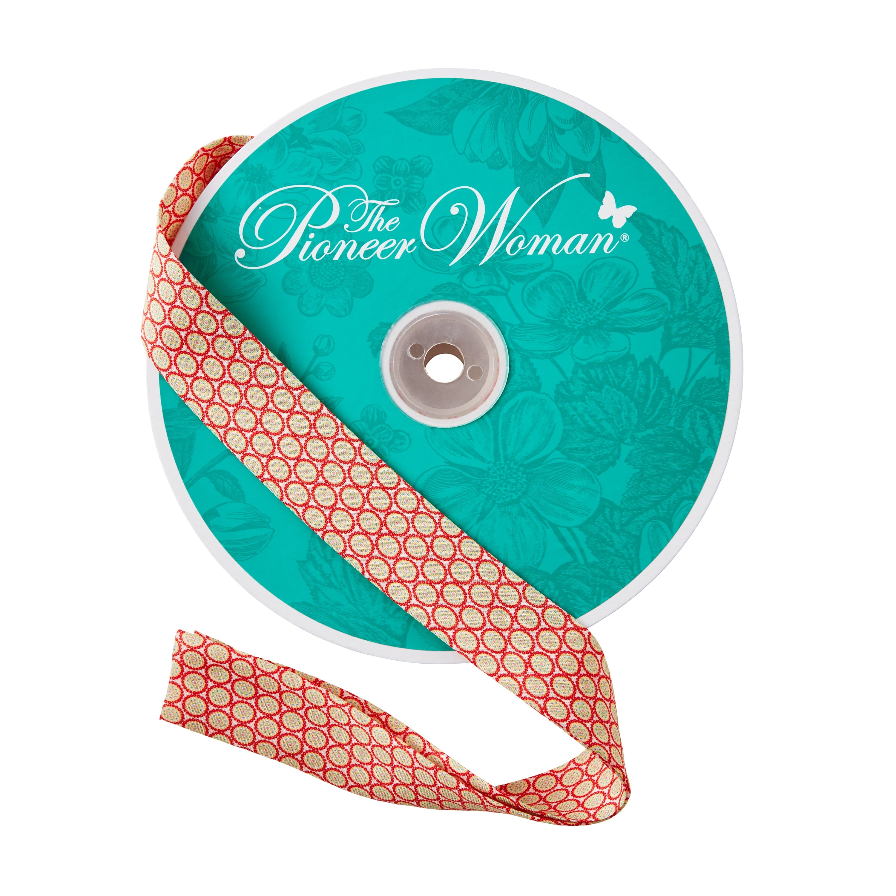 Homesteada™ Sweet Rose Double Fold Cotton Quilt Binding Ribbon, 7/8" x 25 Yards