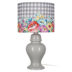 Homesteada™ Sweet Romance Table Lamp, Grey Finish with LED Bulb Included