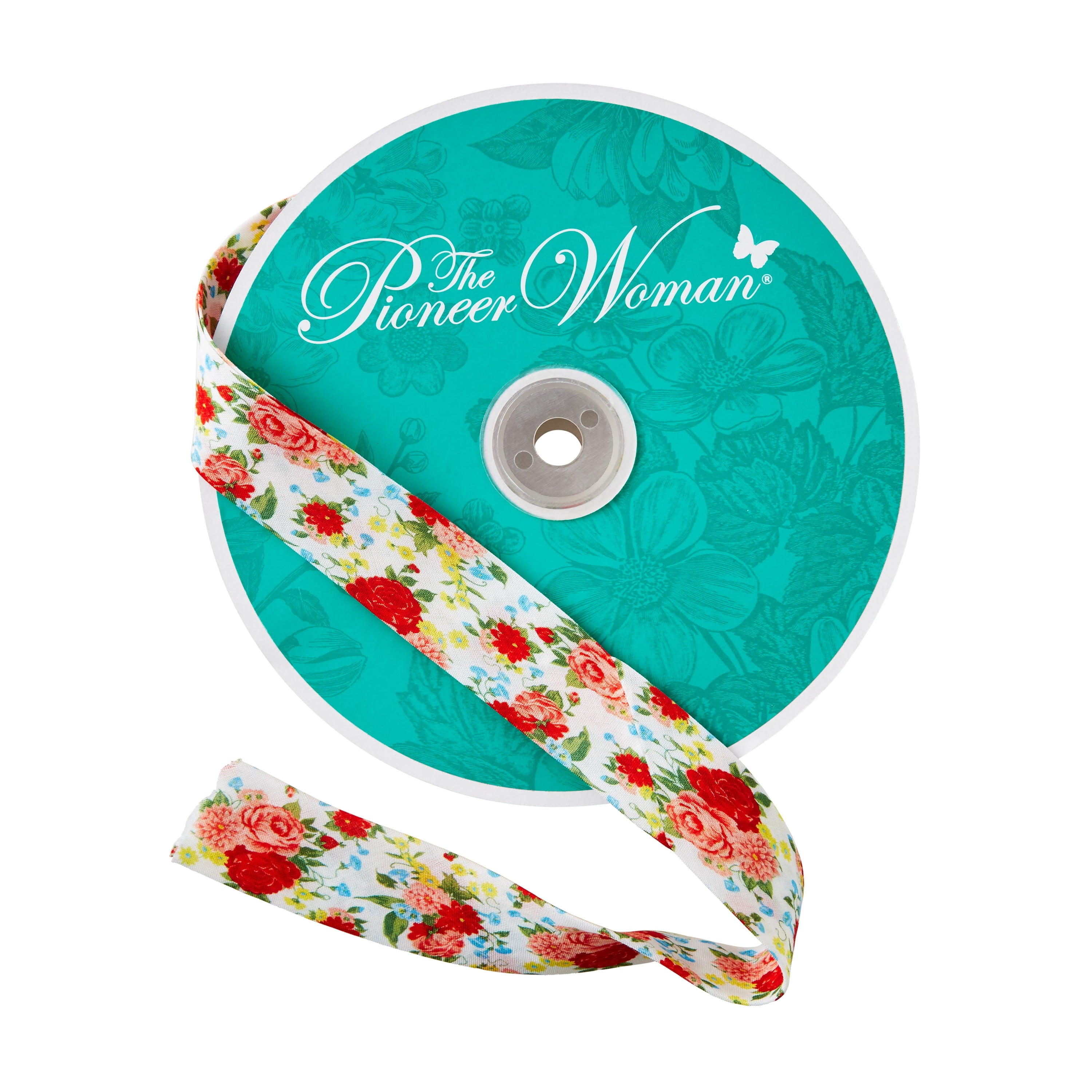 Homesteada™ Sweet Rose Double Fold Cotton Quilt Binding Ribbon, 7/8" x 25 Yards