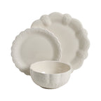 Homesteada™ Toni 12-Piece Plates & Bowls Dinnerware Set, Linen