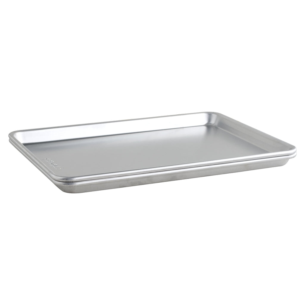 Homesteada™ Naturals Aluminum 2 Pack Half Sheet Set Silver 17.1" x 12.1" x 1"